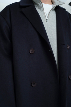 Пальто из шерсти и кашемира | blue