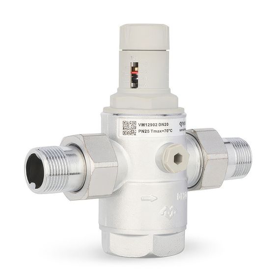 Редуктор давления VARMEGA 3/4quot;, PN25, мембранный, с разъемными соединениями, VM12902 — (1)