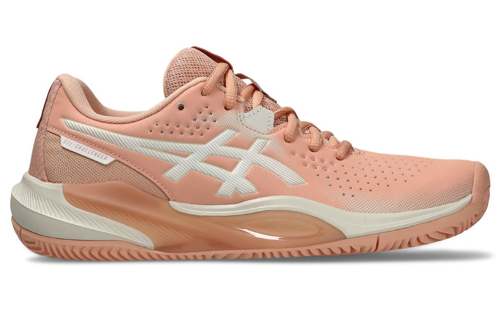 Женские теннисные кроссовки Asics Gel-Challenger 15 Clay - cantaloupe/white