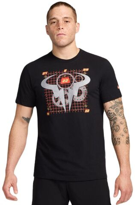 Теннисная футболка Nike Rafa Dri-Fit Tennis - Black