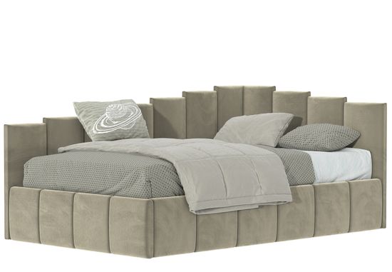 Кровать угловая Денди kids - спинка лесенка