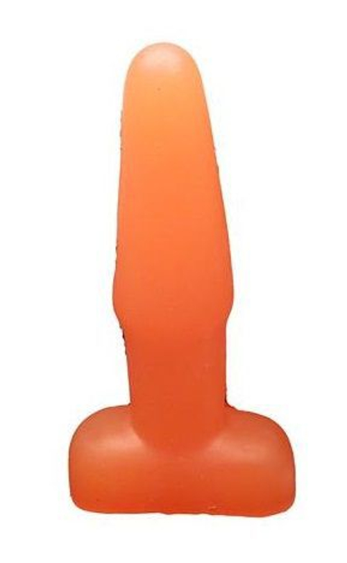 Розовый гелевый плаг на подставке - 14 см.