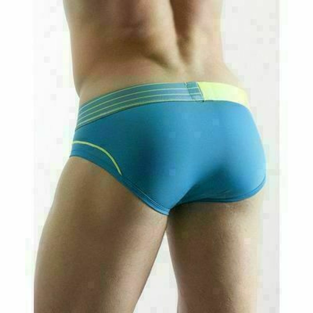 Мужские трусы брифы голубые 2xist Fattish Blue Brief