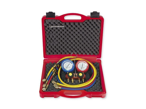 Набор II с 4-х позиционным манометрическим коллектором Rothenberger Plus 2,8 (170608)