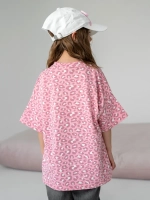 Футболка для девочки розовая