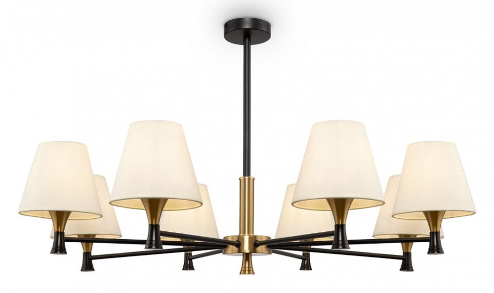 Люстра на штанге Freya Perfetto FR5098PL-08BBS