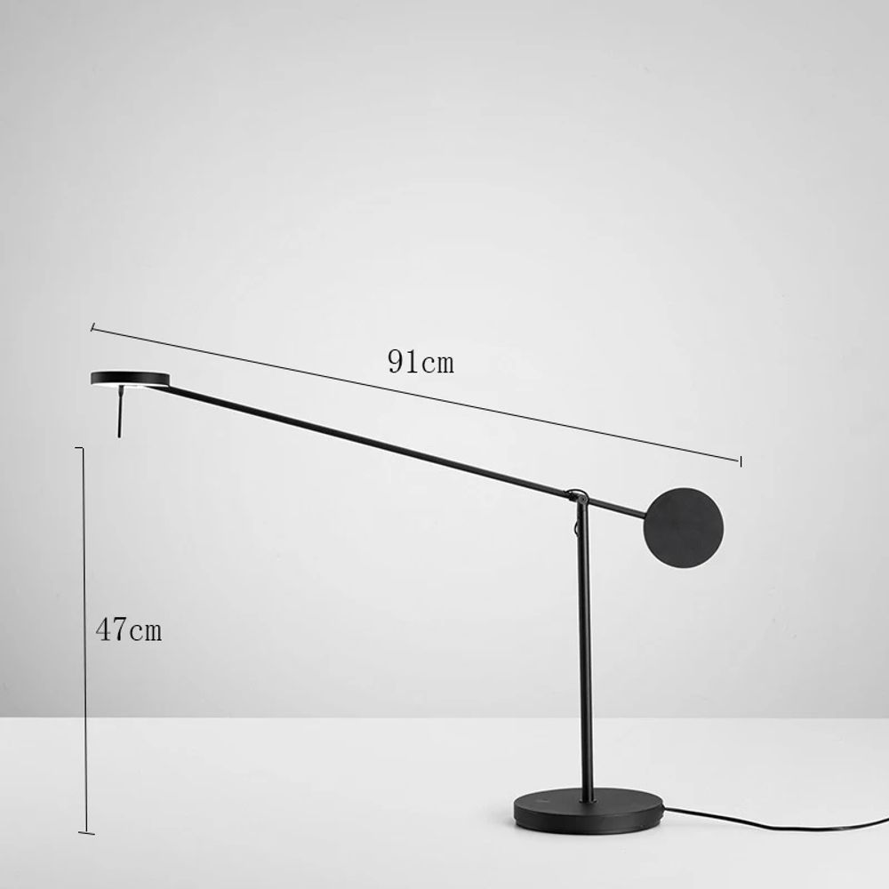 Настольная лампа 8655T black