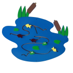 Игровая настенная панель Пруд