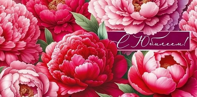 Конверт для денег "С Юбилеем!" 30000036 (Империя поздравлений)