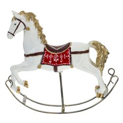 GAEM Фигурка декоративная "Лошадка-качалка", L26 W6 H24 см, 2в.