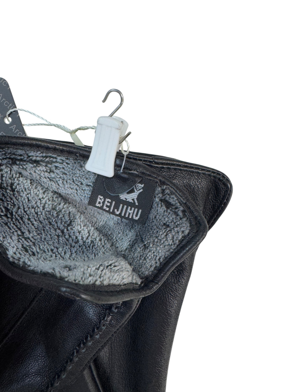 Перчатки. Женские. Материал верха: Кожаные. Подклад: Плюш-флис. 5 шт в упаковке.