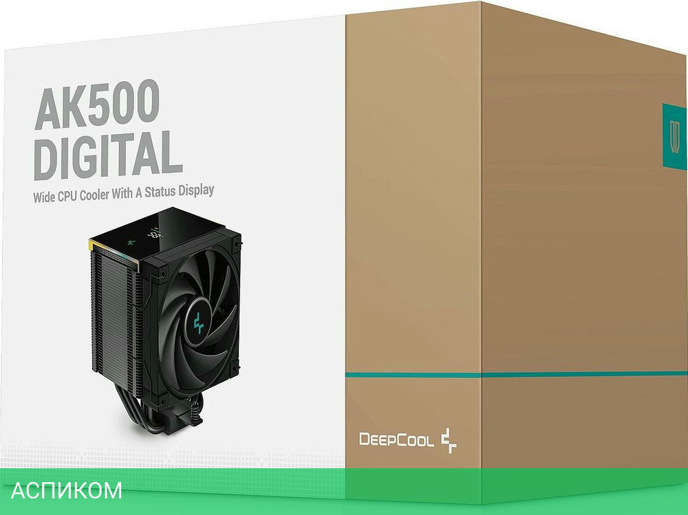 Кулер для процессора DeepCool AK500 Digital Black (R-AK500-BKADMN-G)