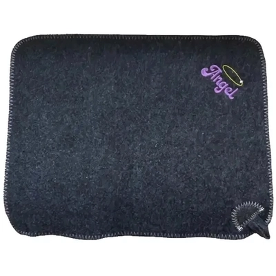 Коврик банный с вышивкой «Angel», цвет серый. без упаковки