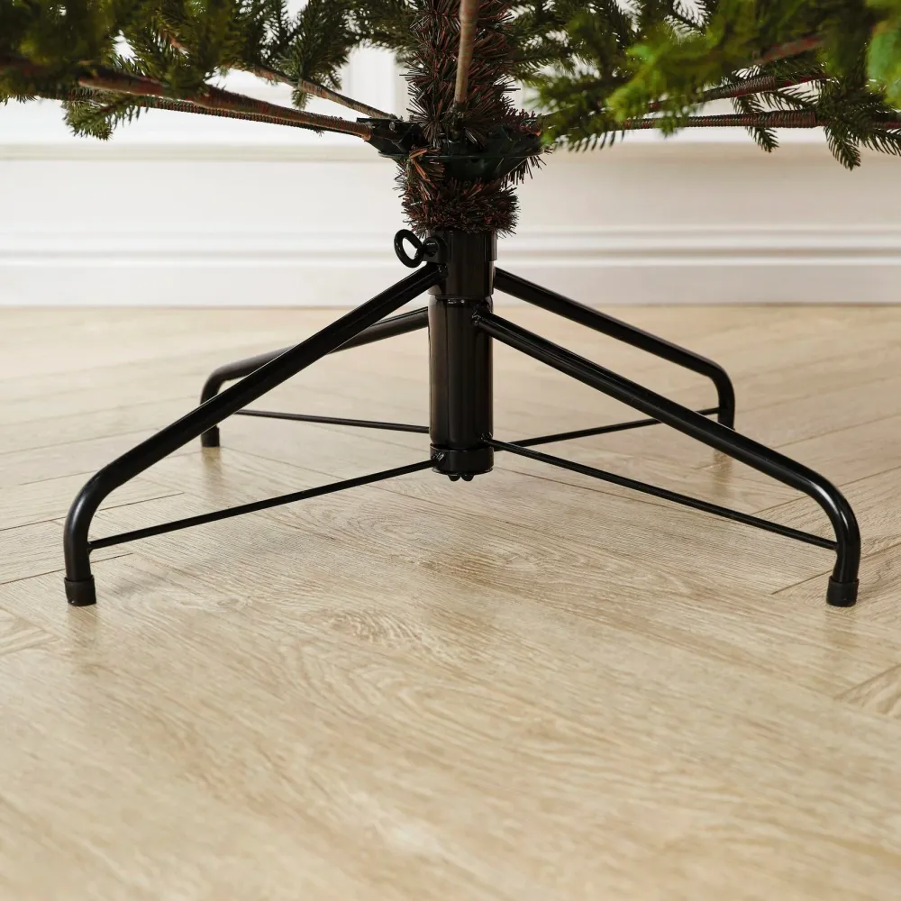 Елка с гирляндой встроенной «Eiffel» (Литая хвоя) 240 см / 2,4 м