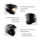 Шлем CKX MISSION AMS EDL SOLID BK MAT L