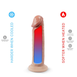 Телесный фаллоимитатор 19см на присоске SilexD Premium Real Skin Dildo 7,5" Model 1