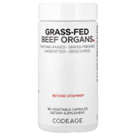 Codeage, органы коров травяного откорма, 180 растительных капсул