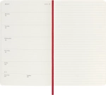 Еженедельник на 2025-2026 гг Moleskine Academic Soft WKNT (DSF218WN3) 13х21 см, мягкая обложка, красный