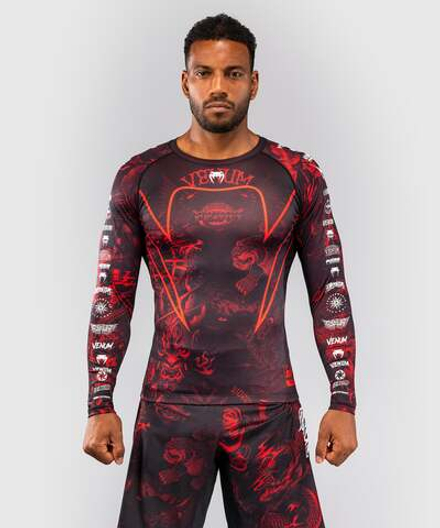 Рашгард Venum 20th Anniversary Black/Red L/S