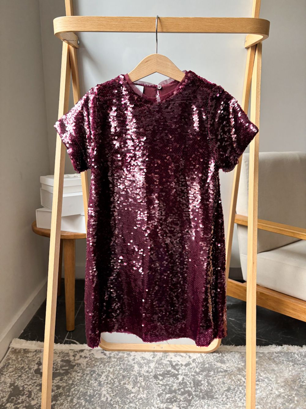 Платье из пайеток Zara, 116