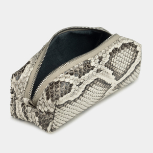 Ключница Coffre из кожи питона, натурального цвета