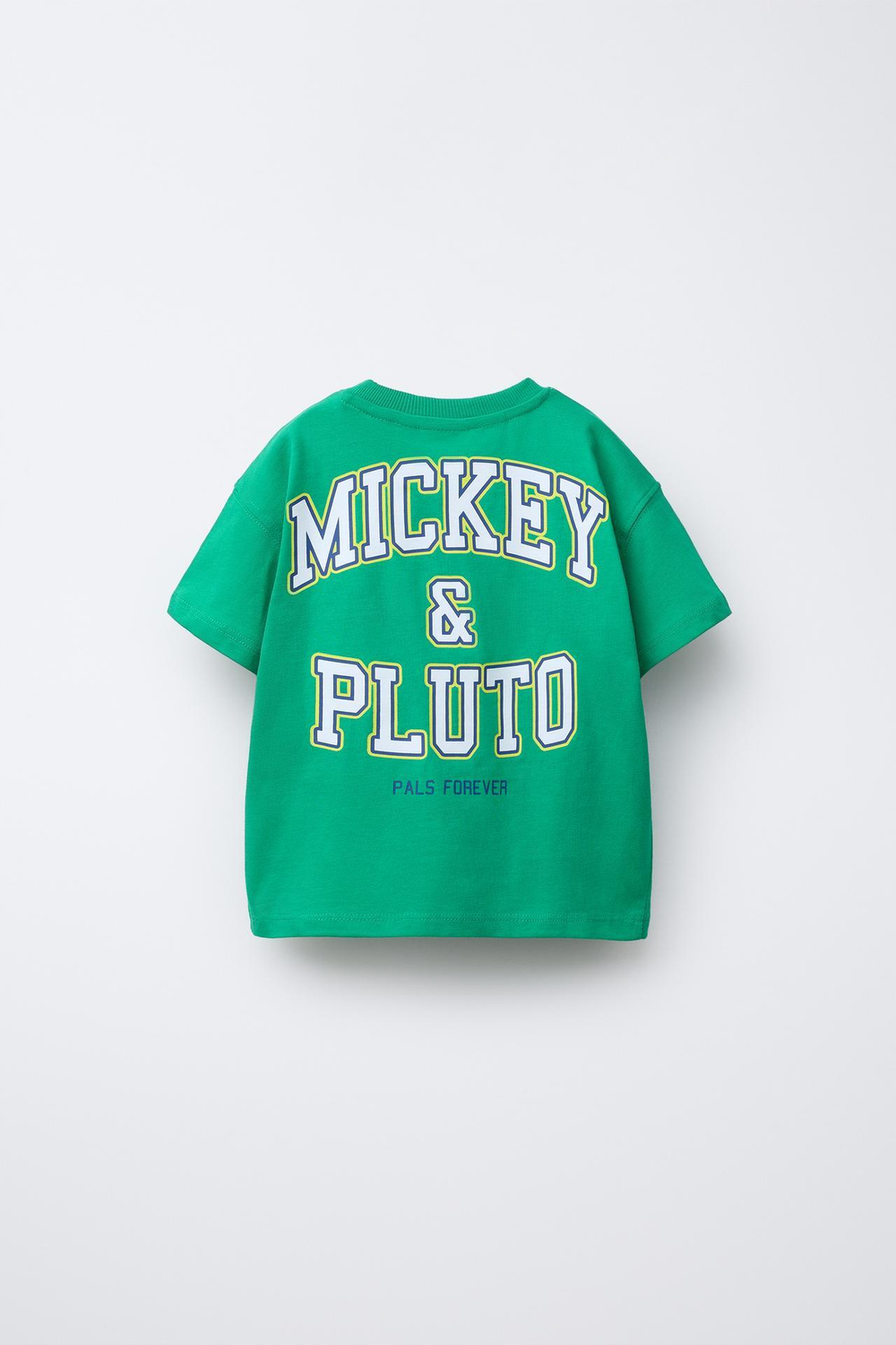 ZARA ФУТБОЛКА С ПРИНТОМ «МИККИ-МАУС» © DISNEY, ЗЕЛЕНЫЙ