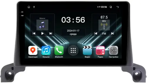 Магнитола для Peugeot 3008, 5008 2016-2022, 4008 2020+ - FarCar S280 монитор 9.5" IPS на Android 13, CarPlay