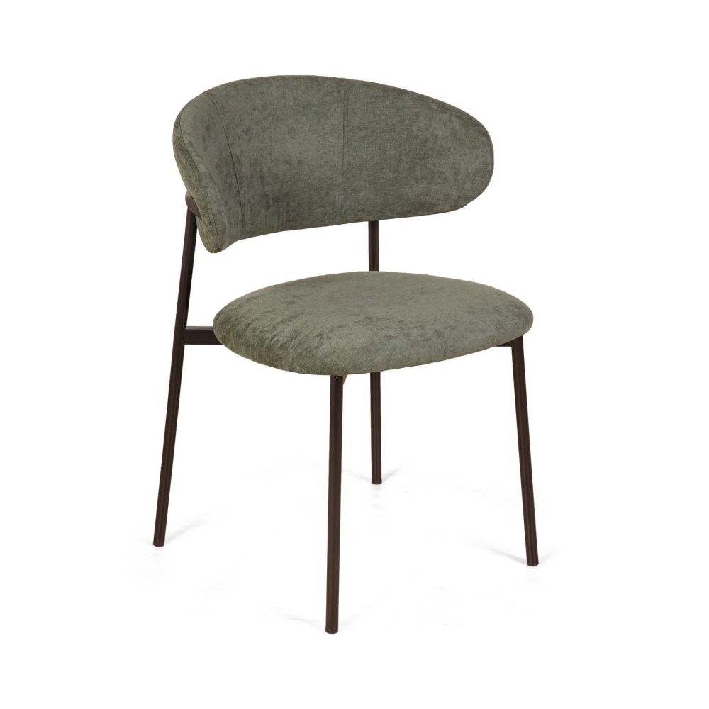 Стул Adele, шенилл Puffy green