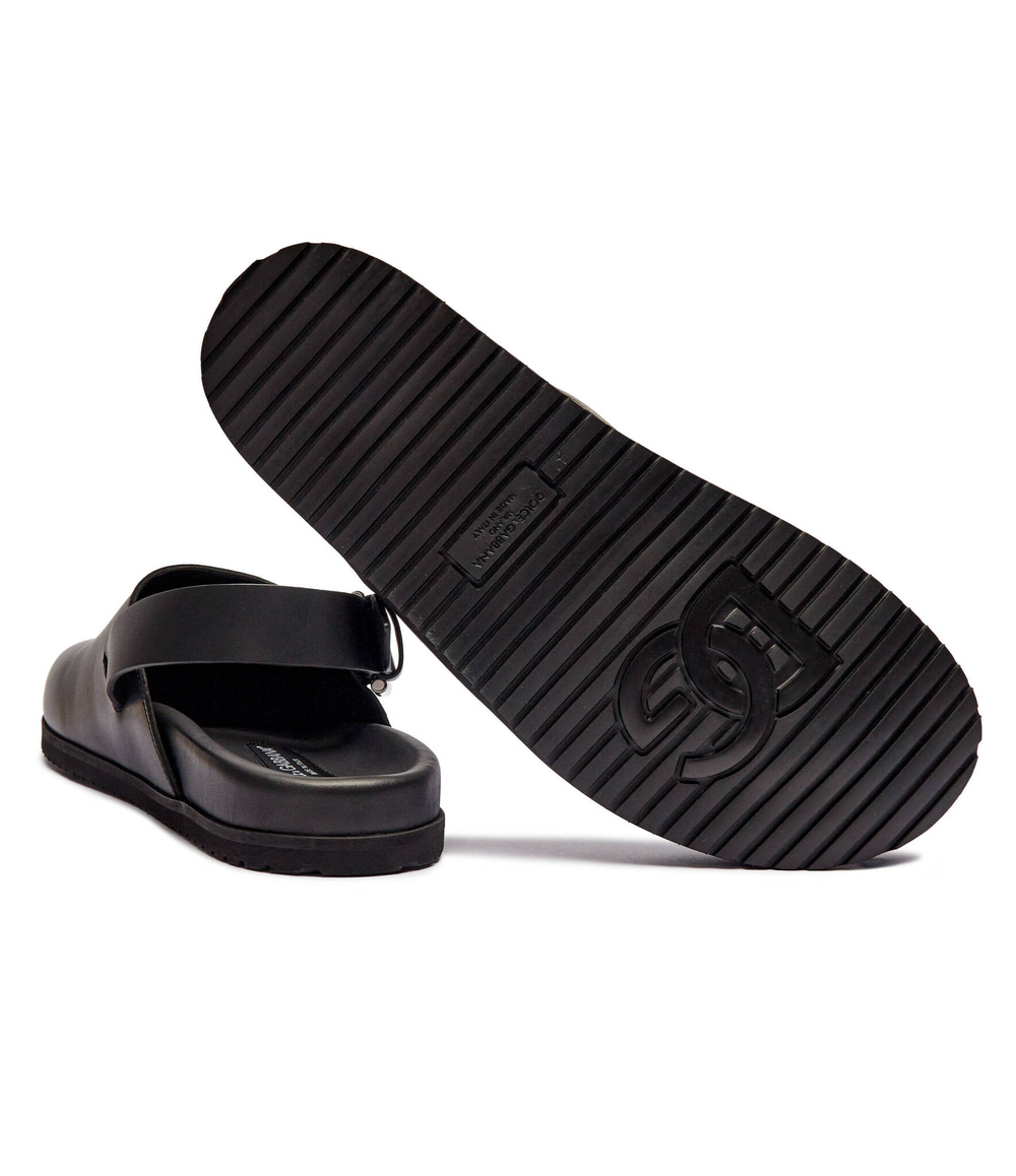 Кожаные мюли Dolce & Gabbana - черный(A80402 AQ765)