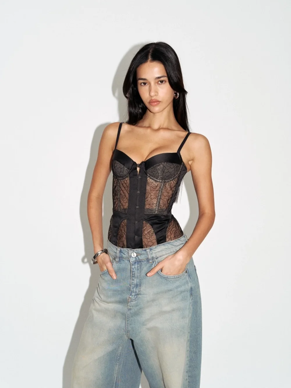 Корсет Rozlyn Black, Черный