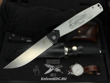 Складной нож STEELCLAW Baл-01W-Карп 2 поколение c клинком из стали D2, рукоять G10