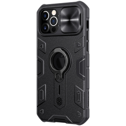Чехол от Nillkin для iPhone 12 и 12 Pro, серии CamShield Armor Case (металлическая защитная шторка для камеры)