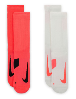 Теннисные носки Nike Multiplier Crew 2P - разноцветный