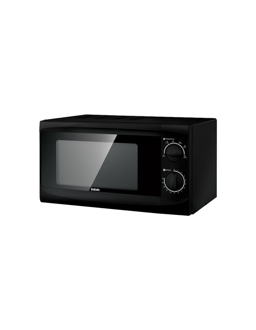 BBK 20MWS-706M/B (B) Микроволновая печь, 20 л, 700 Вт, чёрный.