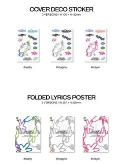 Альбом FROMIS_9 - UNLOCK MY WORLD 1st Album 3 Version SET