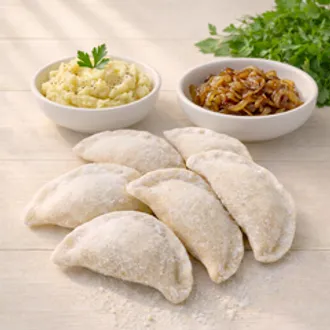 Вареники пост картофель и луком / 500 гр