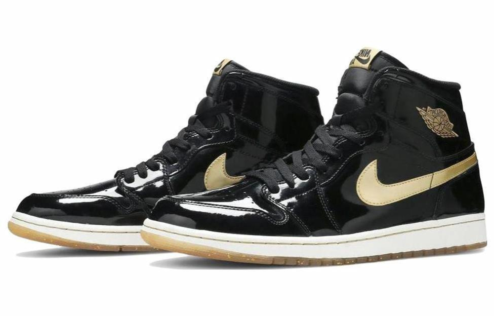 Кроссовки Jordan Air Jordan 1 Retro Black Metallic Gold (2013)