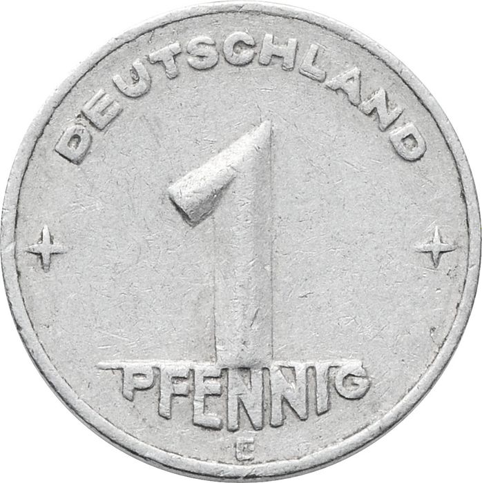 1 пфенниг 1950 Германия (ГДР) "E"