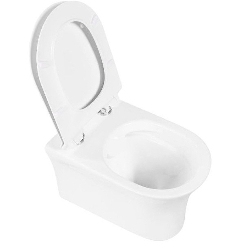 Унитаз BelBagno Ancona BB1224CHR-SM подвесной без сиденья