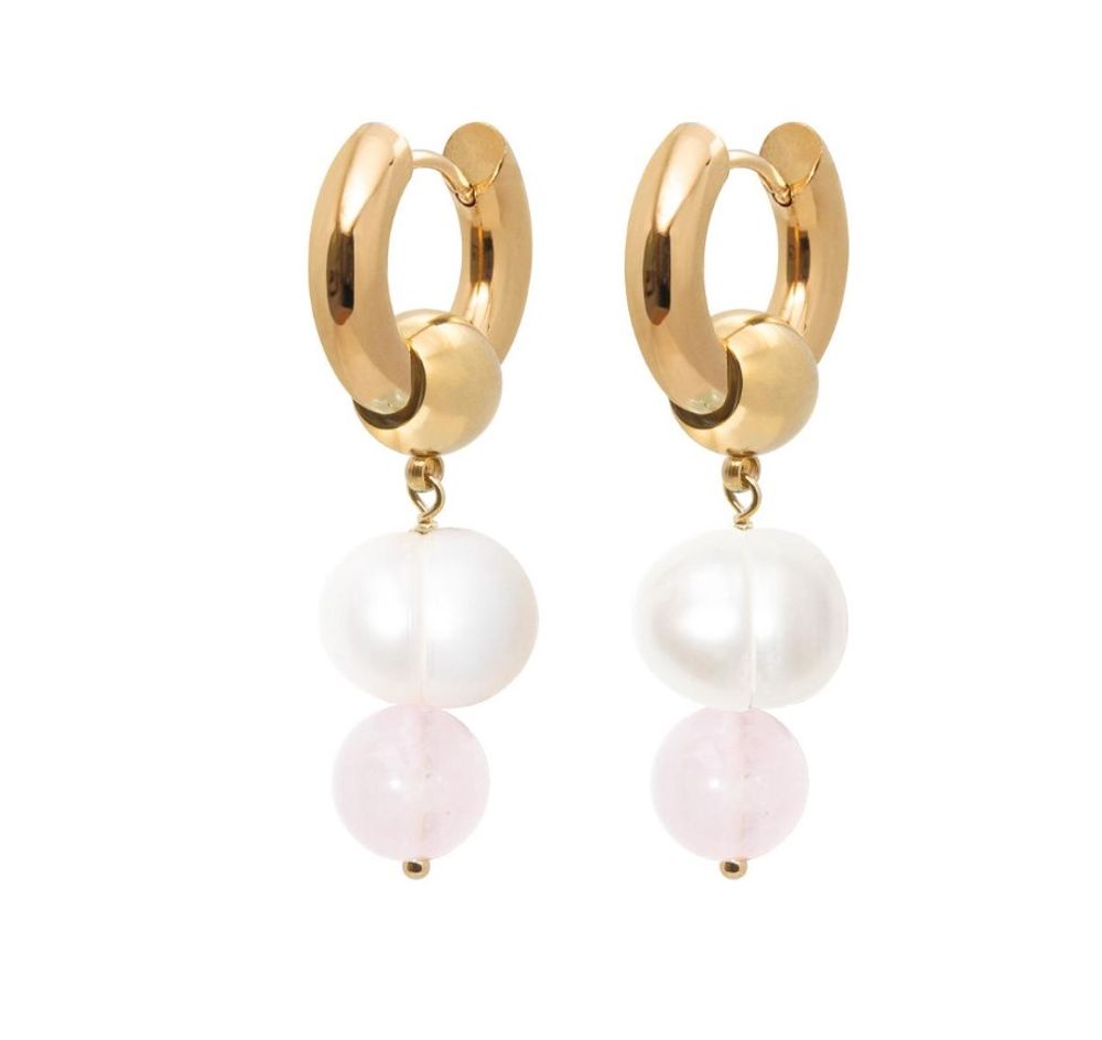 ZNOY Серьги FLUFFY с жемчугом