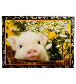 ШК-11/11-A Шкатулка в технике декупаж (10х14х4)