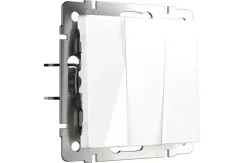 Выключатель Werkel 3-клавишный белый 26445