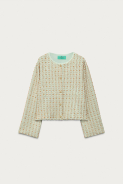 ZARA X MARISA BERENSON КАРДИГАН С КРУГЛЫМ ВЫРЕЗОМ, РАЗНОЦВЕТНЫЙ