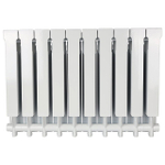 Радиатор алюминиевый STOUT Vega 500 - 10 секций (подключение боковое, цвет белый)