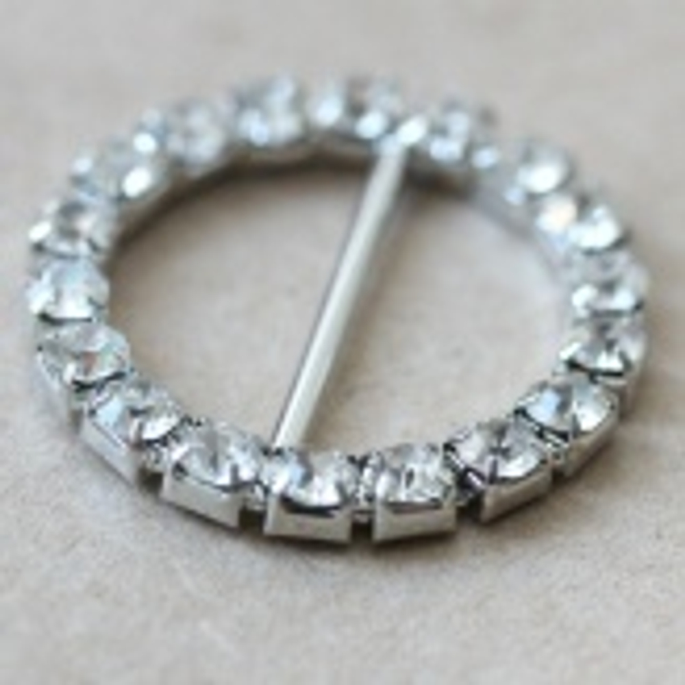 Пряжка для украшения Круглая 28мм