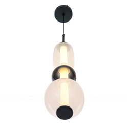 Подвесной светильник Cloyd SUPERNOVA-A P1 / выс. 40 см - 3 яруса - черный (арт.11406)