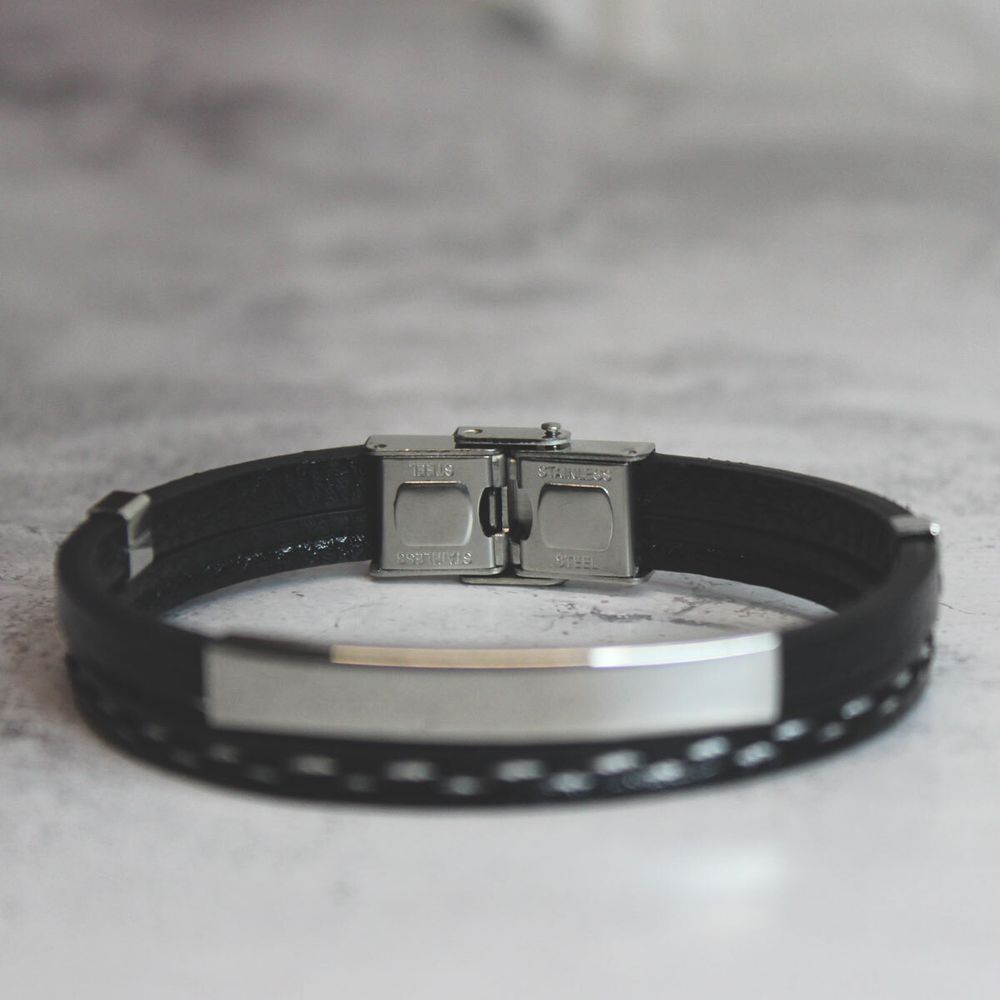 Браслет двойной с гравировкой на заказ