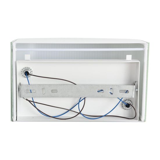 8326/2W MODERNI LN белый/зеленый, металл/текстиль/пластик Бра E14 2*40W 220V GOFERA