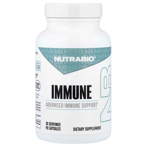 NutraBio, Immune, 90 капсул