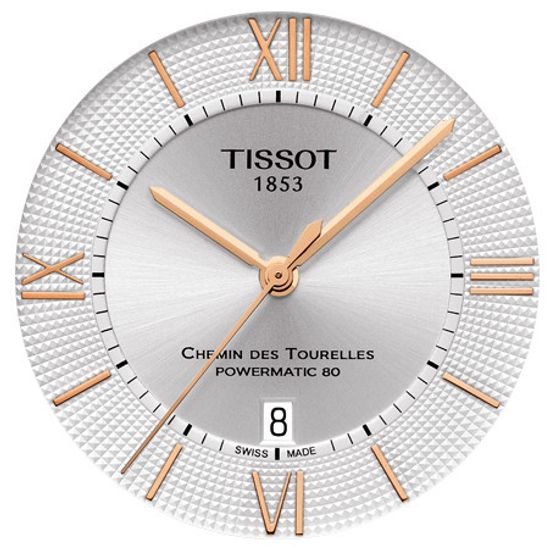 Tissot T099.407.22.038.02 мужские часы Tissot Chemin Des Tourelles Powermatic 80 dial